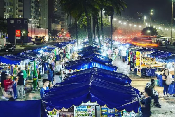 feira noturna de copacabana