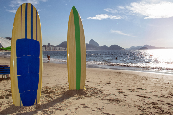 atrações na praia de Copacabana